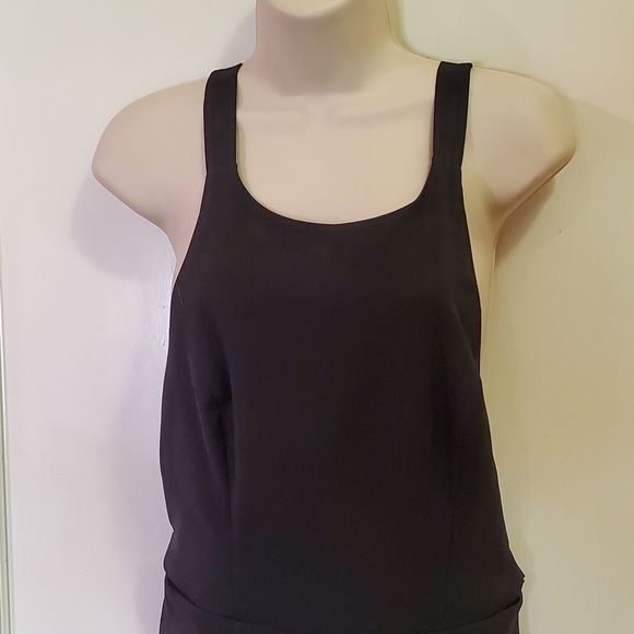 NBD Black Sleeveless Mini Dress with Side Strap Cutouts and Back Exposure, Large - Picture 9 of 16